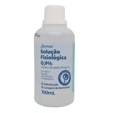 Soro Fisiológico (Farmax)  0,009 - 100 mL - Solução