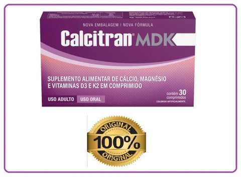 Calcitran MDK  1000UI - 30 Unidades - Comprimido Mastigável