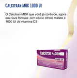 Calcitran MDK  1000UI - 60 Unidades - Cápsula
