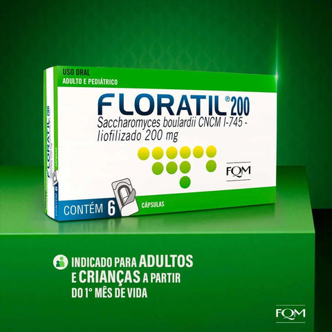 Floratil 200mg - 6 Unidades - Cápsula (A1)