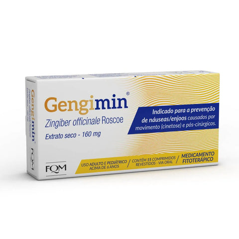 Gengimin 160mg - 15 Unidades - Comprimido