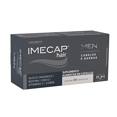 Imecap Hair Men 60 Unidades - Cápsula