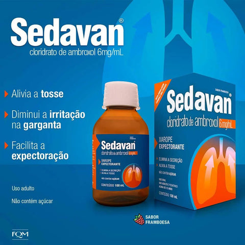 Sedavan 30mg/5mL - 100 mL - Xarope