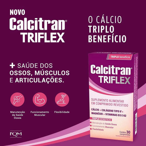 Calcitran Triflex  1.000UI - 30 Unidades - Comprimido