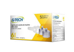 Agulha G-Tech para Caneta  Tamanho 6 mm - 100 Unidades