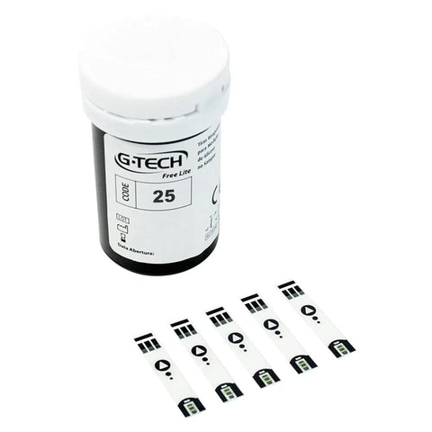 Tiras G-Tech Free Lite  Tiras - 25 Unidades