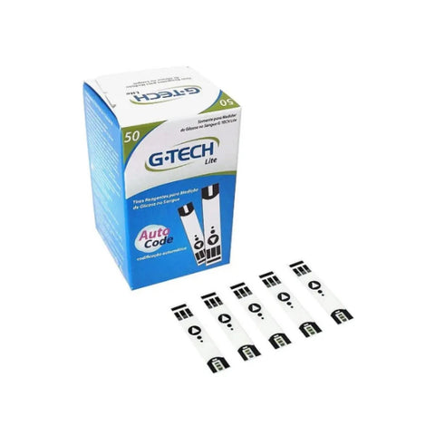 Tiras G-Tech Free Lite  Tiras - 50 Unidades