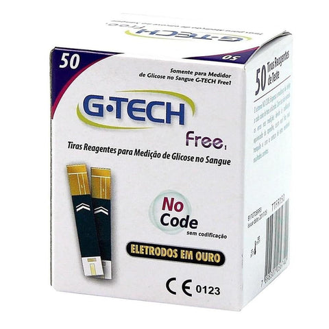 Tiras G-Tech Free1  Tiras - 50 Unidades