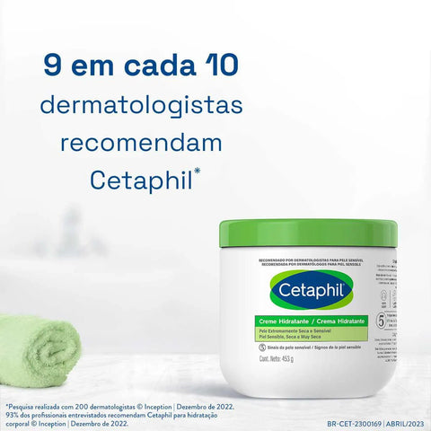 Creme Hidratante Corporal Cetaphil Pele Extremamente Seca - 453 g