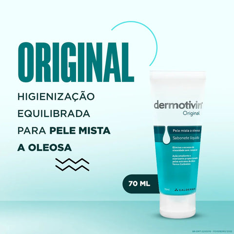 Dermotivin Original Sabonete Líquido 70 Ml