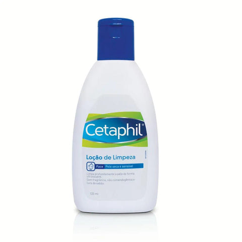 Loção de Limpeza Cetaphil Pele Normal, Seca e Sensível - 120 mL