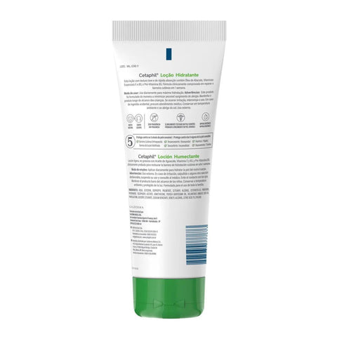 Loção Hidratante Cetaphil Pele Normal, Seca e Sensível - 200 mL
