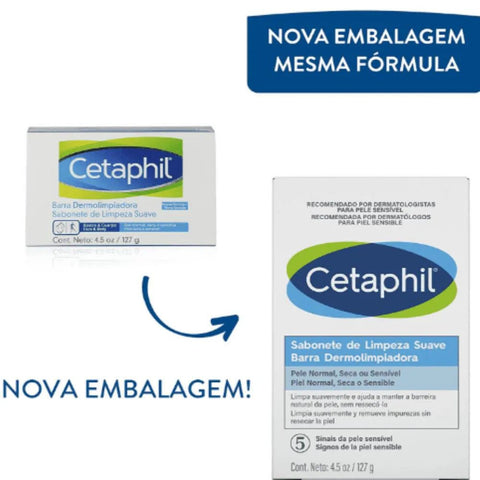 Sabonete em Barra Cetaphil Limpeza Profunda Pele 127 g