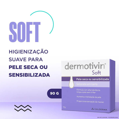 Sabonete Em Barra Dermotivin Soft 90G