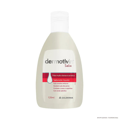 Sabonete Galderma Dermotivin Salix Líquido Com 120Ml