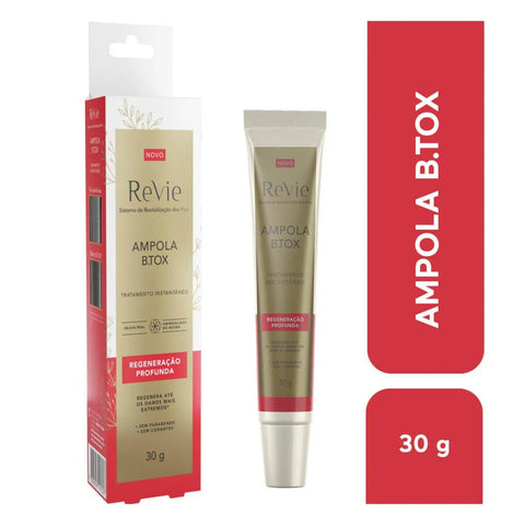 Ampola Capilar Revie B.Tox Regeneração Profunda 1 Unidade Com 30G