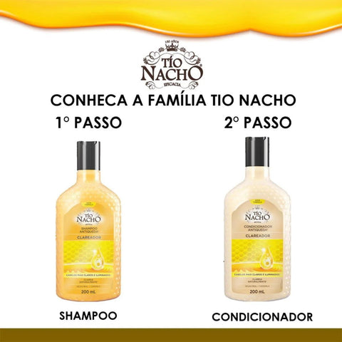 Condicionador Tío Nacho Antiqueda Clareador 200Ml