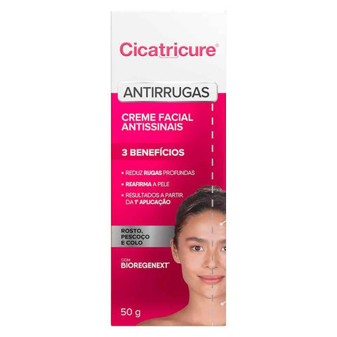 Creme Cicatricure Rugas e Linhas de Expressão 50G
