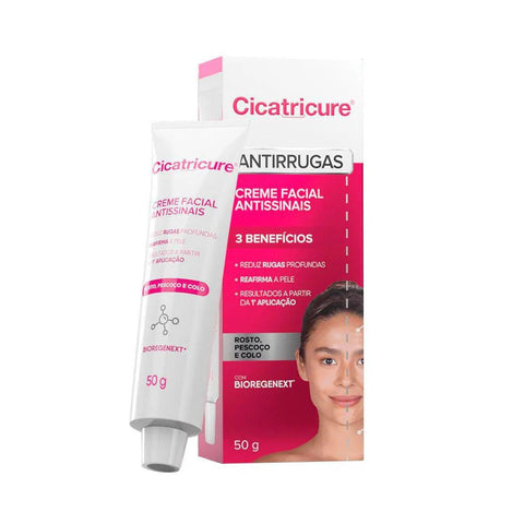 Creme Cicatricure Rugas e Linhas de Expressão 50G
