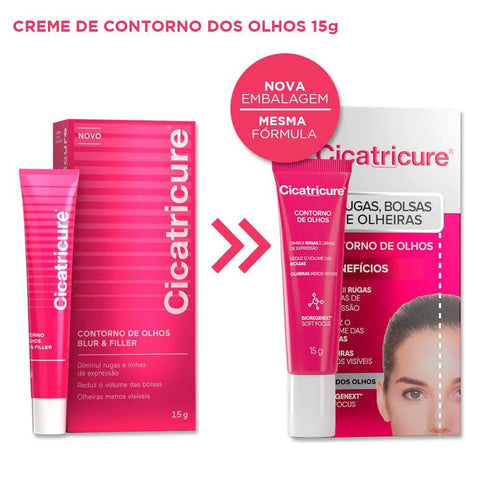 Creme Hidratante Contorno Dos Olhos Blur & Filler Cicatricure 15G