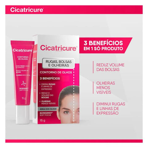 Creme Hidratante Contorno Dos Olhos Blur & Filler Cicatricure 15G