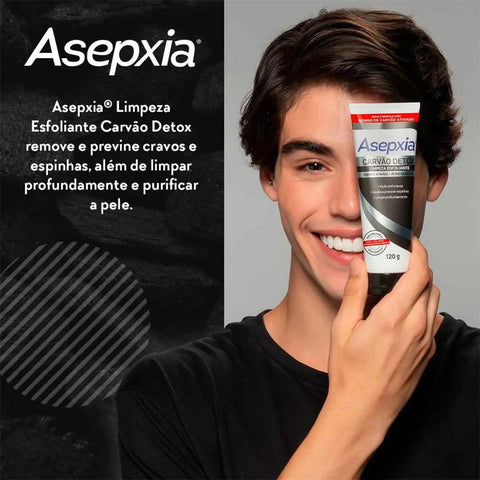 Esfoliante Facial Asepxia Carvão Detox 120G