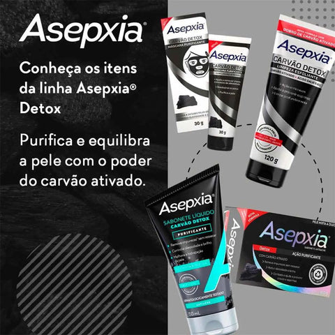 Esfoliante Facial Asepxia Carvão Detox 120G