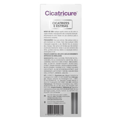 Gel Hidratante Cicatricure Cicatrizes e Estrias 60G