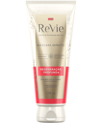 Máscara Capilar Revie Regeneração Profunda 1 Unidade Com 170Ml