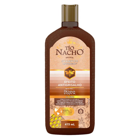 Shampoo Tío Nacho Antiqueda Efeito Antigrisalho 415ml