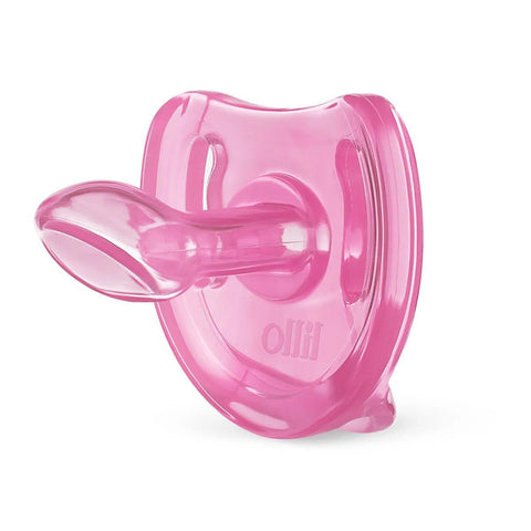 Chupeta 100% Silicone Lillo  Cor Rosa - Tamanho 1