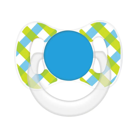 Chupeta Dia e Noite Lillo  Cor Azul - Tamanho 2 - 2 Unidades