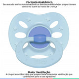Chupeta Extra Air Lillo  Cor Azul - Tamanho 1