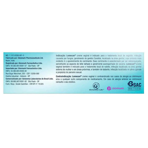 Lomecan 20mg/g - 20 g - Creme