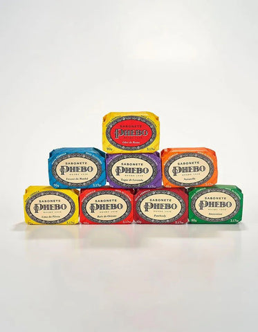 Caixa Sabonete de Glicerina Phebo Amarelo - Com 8 Unidades de 90g