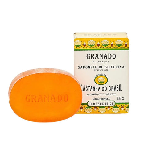 Sabonete de Glicerina Granado Terrapeutics Castanha-Do-Brasil, Barra Com 90G