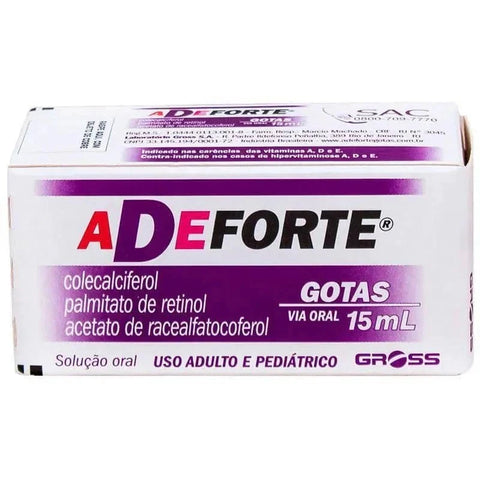 Adeforte  30mg/ml + 1.600UI/ml + 20.000UI/ml - 15 mL - Gotas