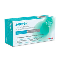 Sepurin  120mg + 20mg - 20 Unidades - Comprimido