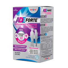 Suplemento Alimentar Adeforte 1.000UI + 2.000UI + 400UI - 60 Unidades - Cápsula