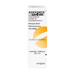Suplemento Alimentar Adeforte  10.000UI - 3 mL - Ampola