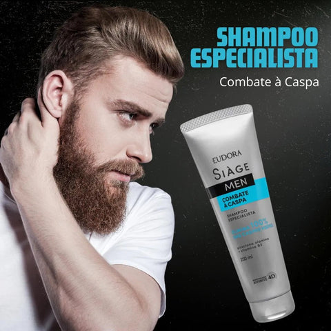 Eudora Shampoo Especialista Siàge Men Combate À Caspa 250ml