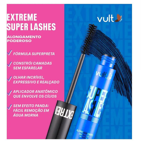 Mascara de Cilios Vult Extreme Super Lashes 10g