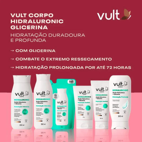 Refil Hidratante Corp Hidraluronic Imediata 300mLVult