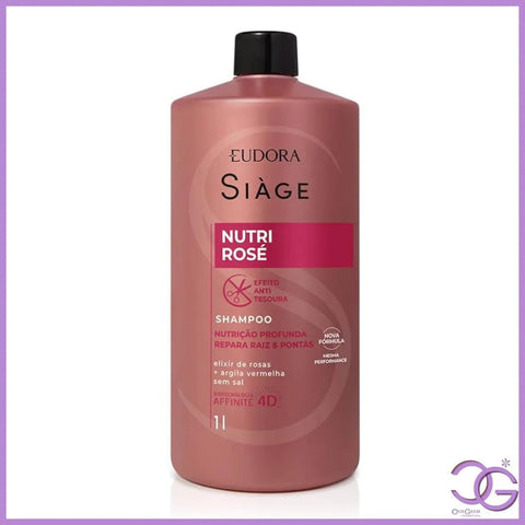 Shampoo Eudora Siàge Nutri Rose Litro 1000ml