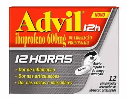 Advil 12h 600mg - 12 Unidades - Comprimido