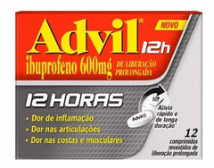 Advil 12h  600mg - 12 Unidades - Comprimido