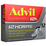 Advil 12h  600mg - 12 Unidades - Comprimido
