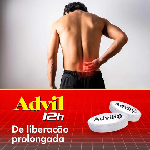 Advil 12h 600mg - 12 Unidades - Comprimido