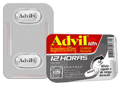 Advil 12h  600mg - 2 Unidades - Comprimido