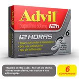 Advil 12h  600mg - 6 Unidades - Comprimido
